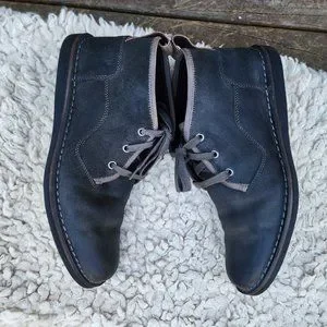 John Varvatos | Shoes | John Varvatos Men Gray Black Suede  display picture 3